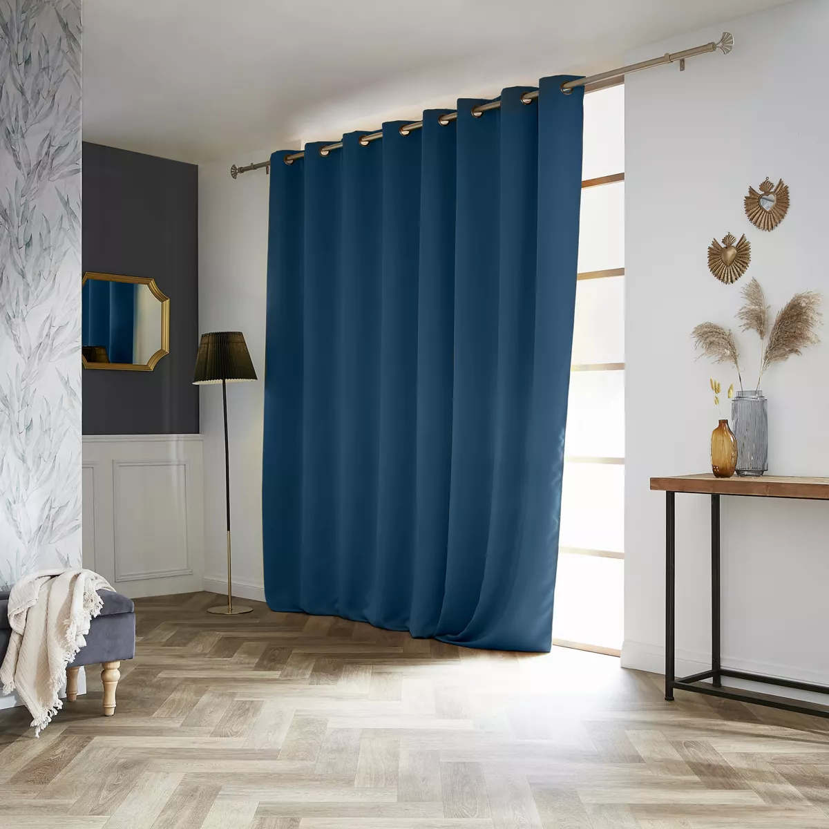 Tenda oscurante (280 x 260 cm) Dark Blu petrolio