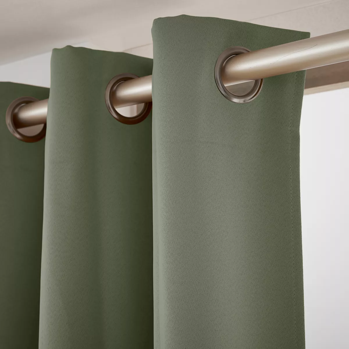 Rideau obscurcissant (140 x 280 cm) Dark Vert kaki