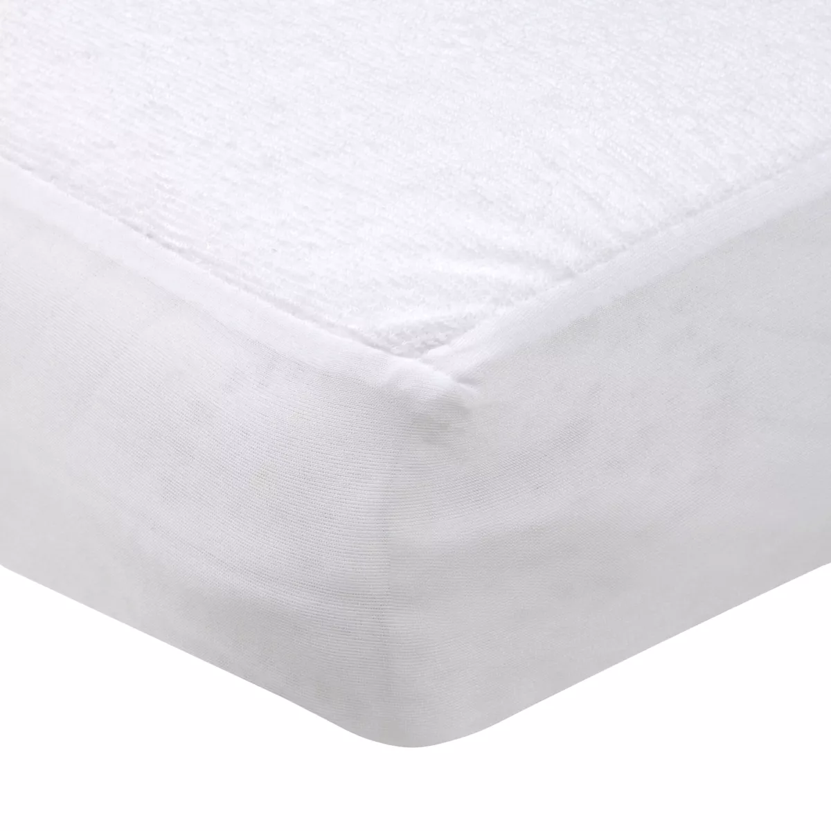 Protège-matelas alèse éponge imperméable (160 x 200 cm) Sonia Blanc