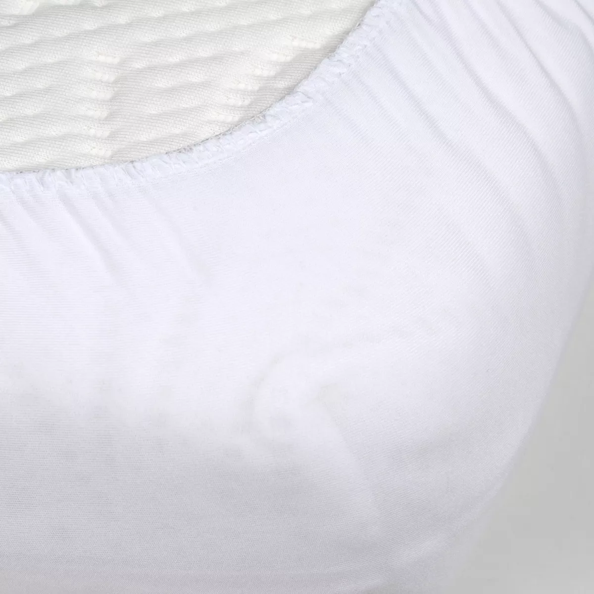 Matratzenschutz Molton wasserdicht (160 x 200 cm) Serena Weiß