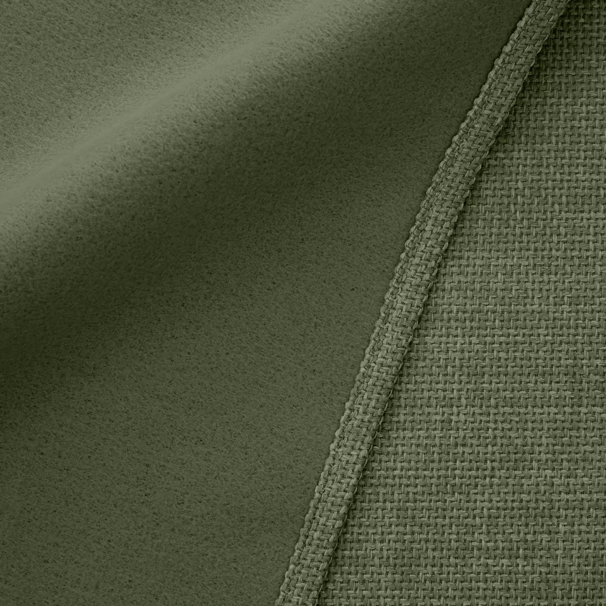 Halbverdunkelnder Thermovorhang (140 x 240 cm) Alba Khakigrün