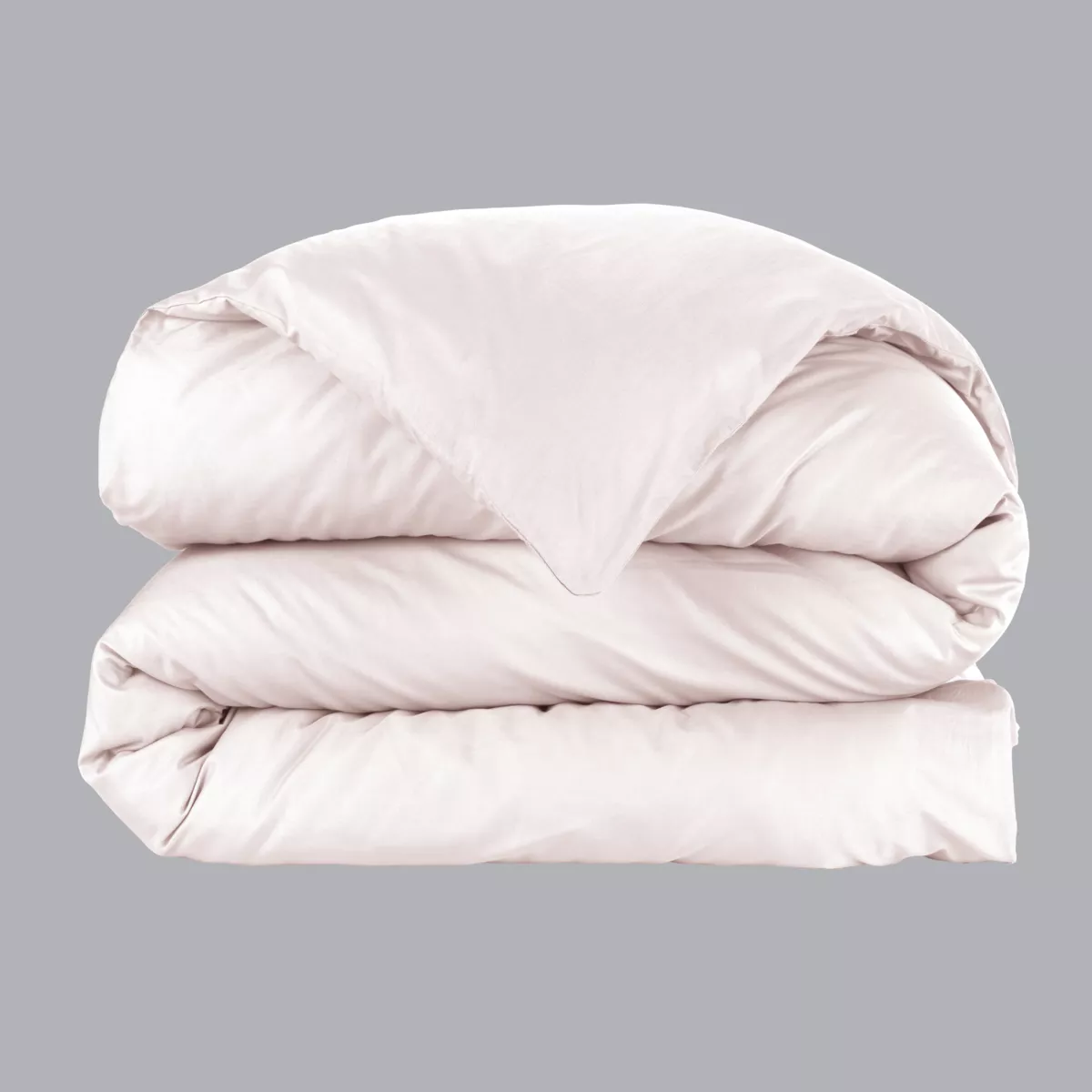 Housse de couette percale de coton (240 x 220 cm) Cali Rose poudré