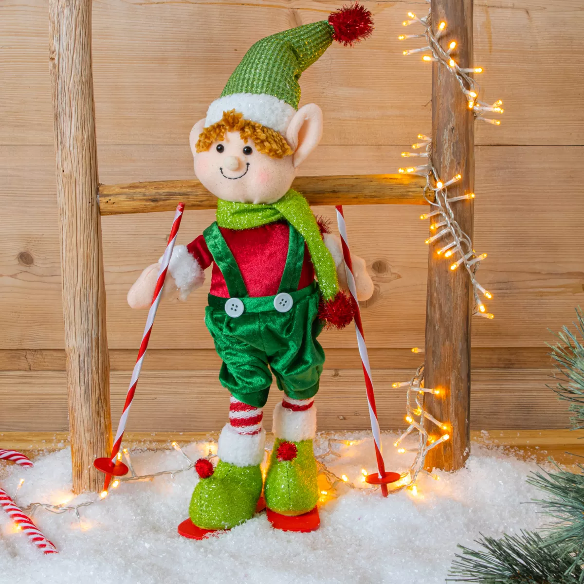 Lutin farceur sur skis