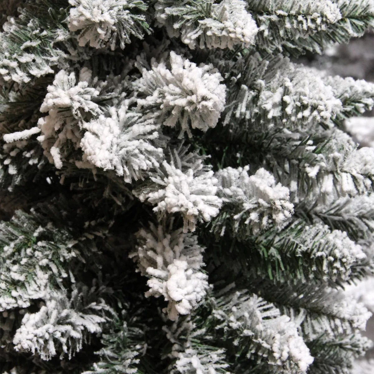 Kunstkerstboom Narrow H120 cm besneeuwd groen