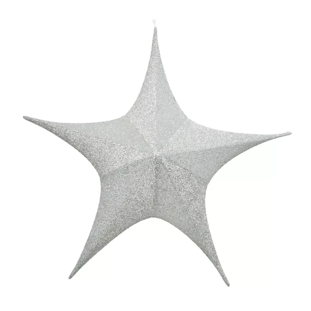 Etoile de Noël à suspendre (D80 cm) Christmas Argent