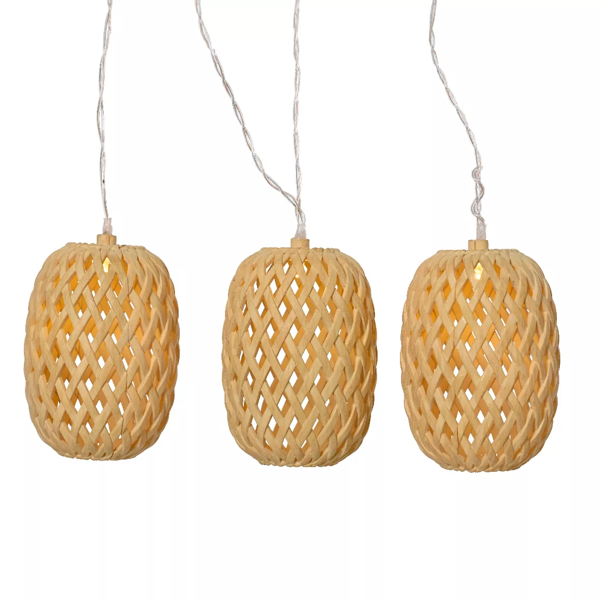 Ghirlanda luminosa solare 4,5 cm 10 LED (H28 cm) Balista Naturale