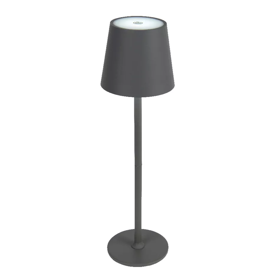 Lampada da tavolo senza fili ricaricabile USB 48 LED (H37 cm) Brooklyn Grigio
