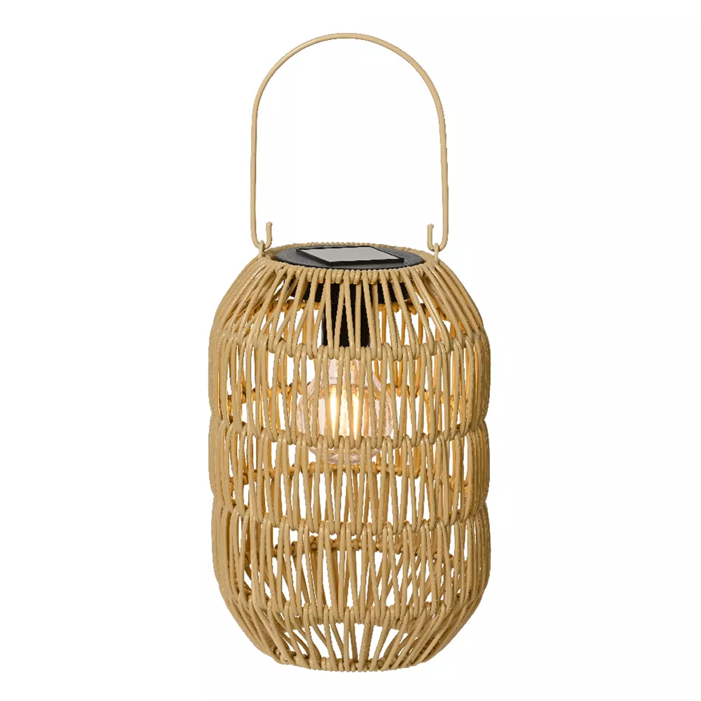 Lanterne de jardin solaire LED (H24,5 cm)Toscane Naturel