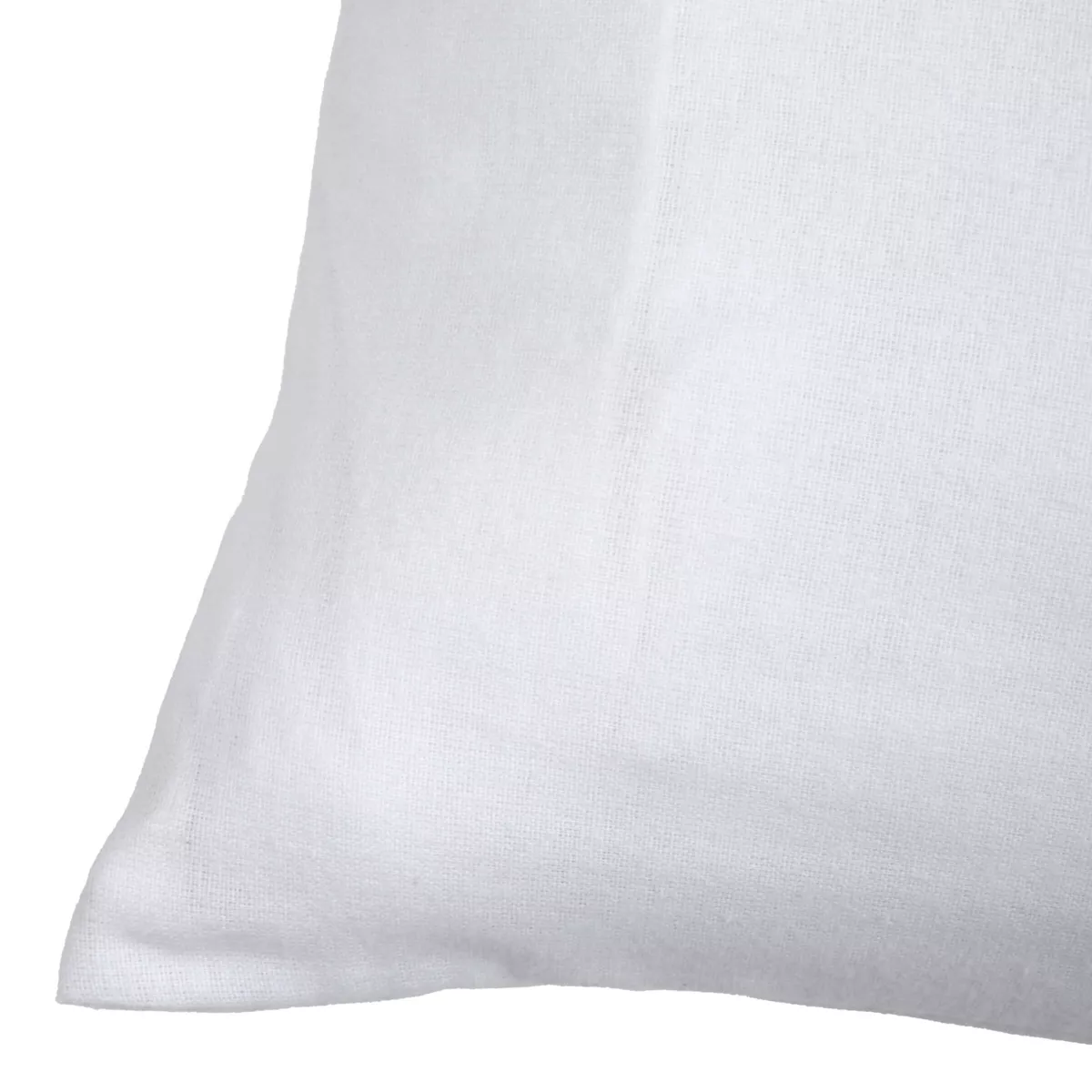 Rechteckiger Kopfkissenschoner (50 x 70 cm) Serena Weiß