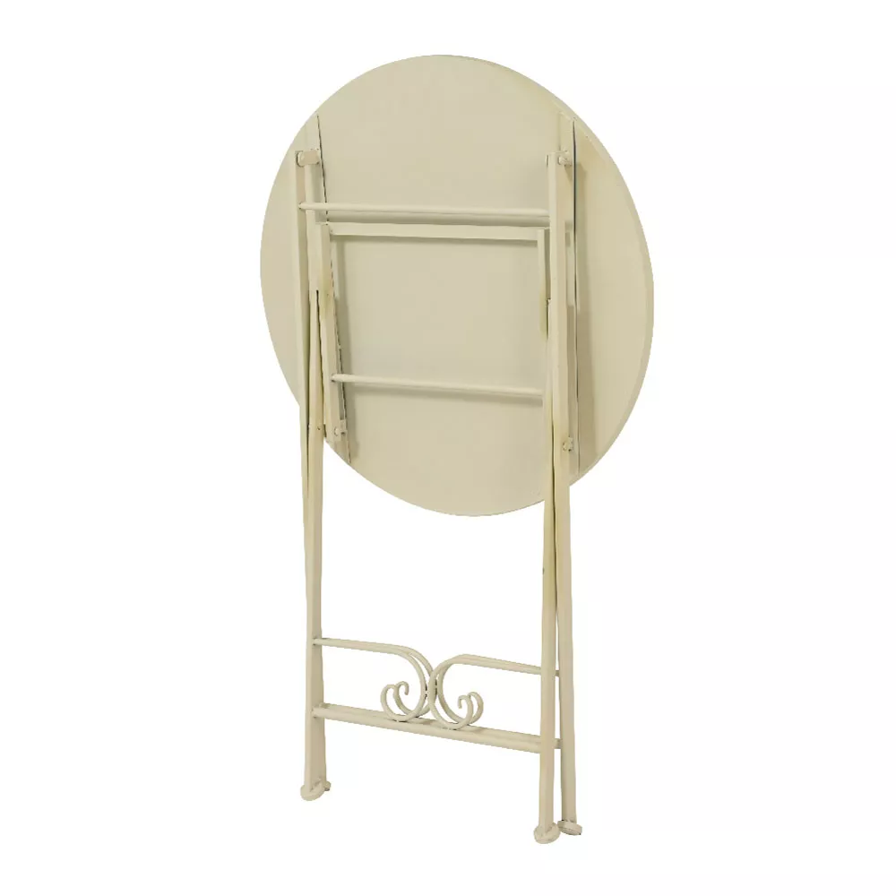 1 Geneva table de bistrot mosaique dia58.00-H76.00cm cream