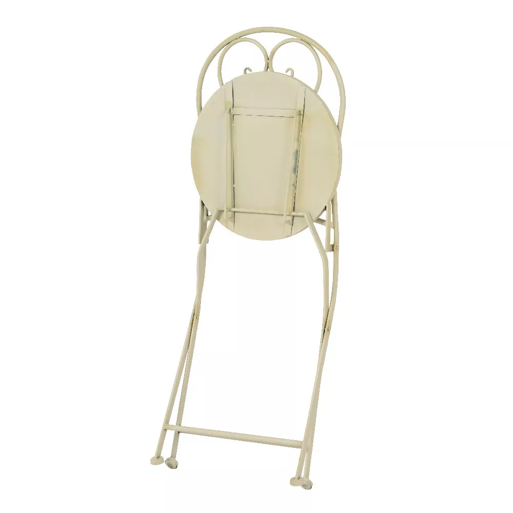 1 Geneva chaise de bistrot mosaique L39.00-W50.00-H93.00cm cream