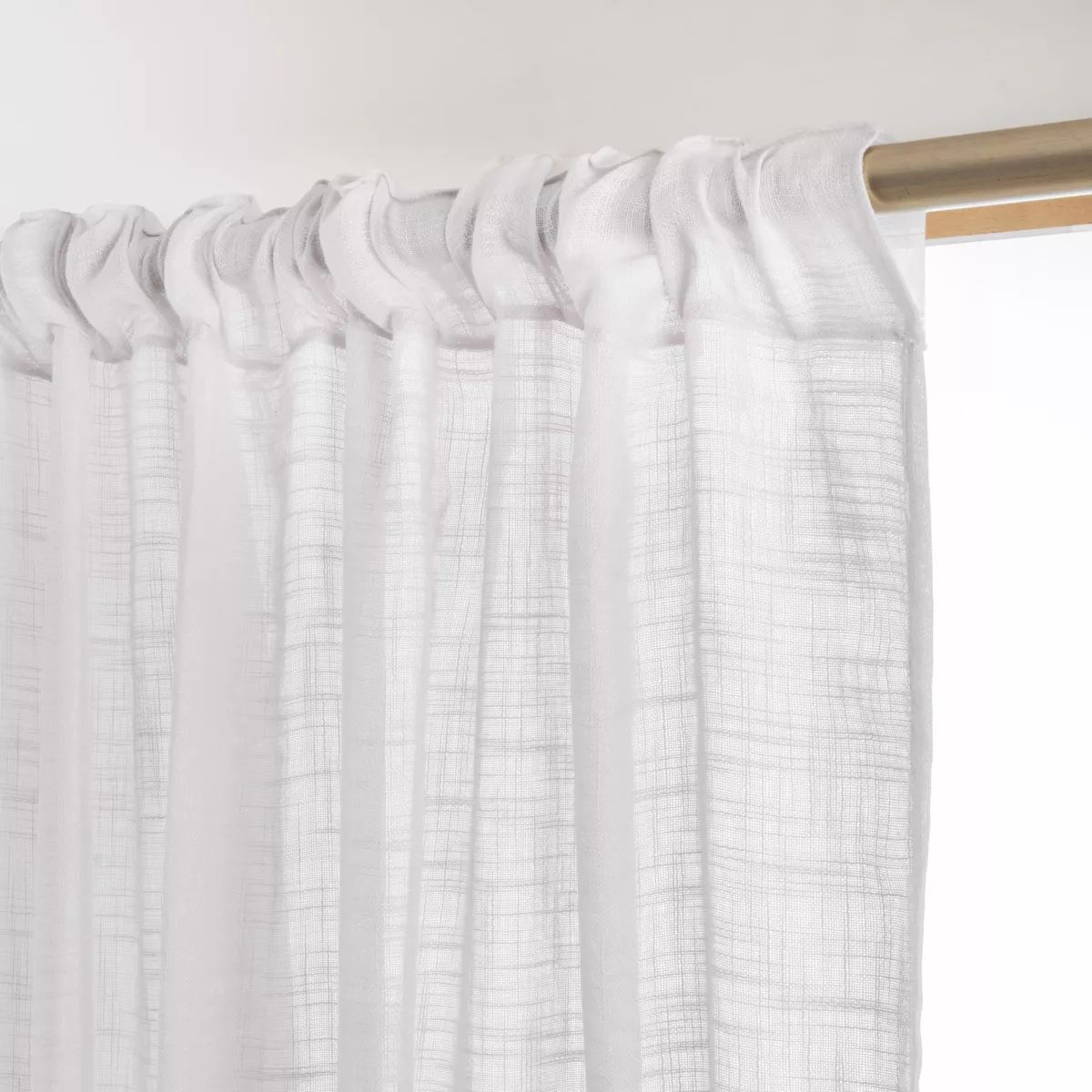 Tenda Oscurante In Finto Legno Lotus & Windoware, Senza Fili, Larghezza 87,6 X Altezza 182,9 Cm, Colore Bianco Brillante, Doghe Da 6,3 Cm