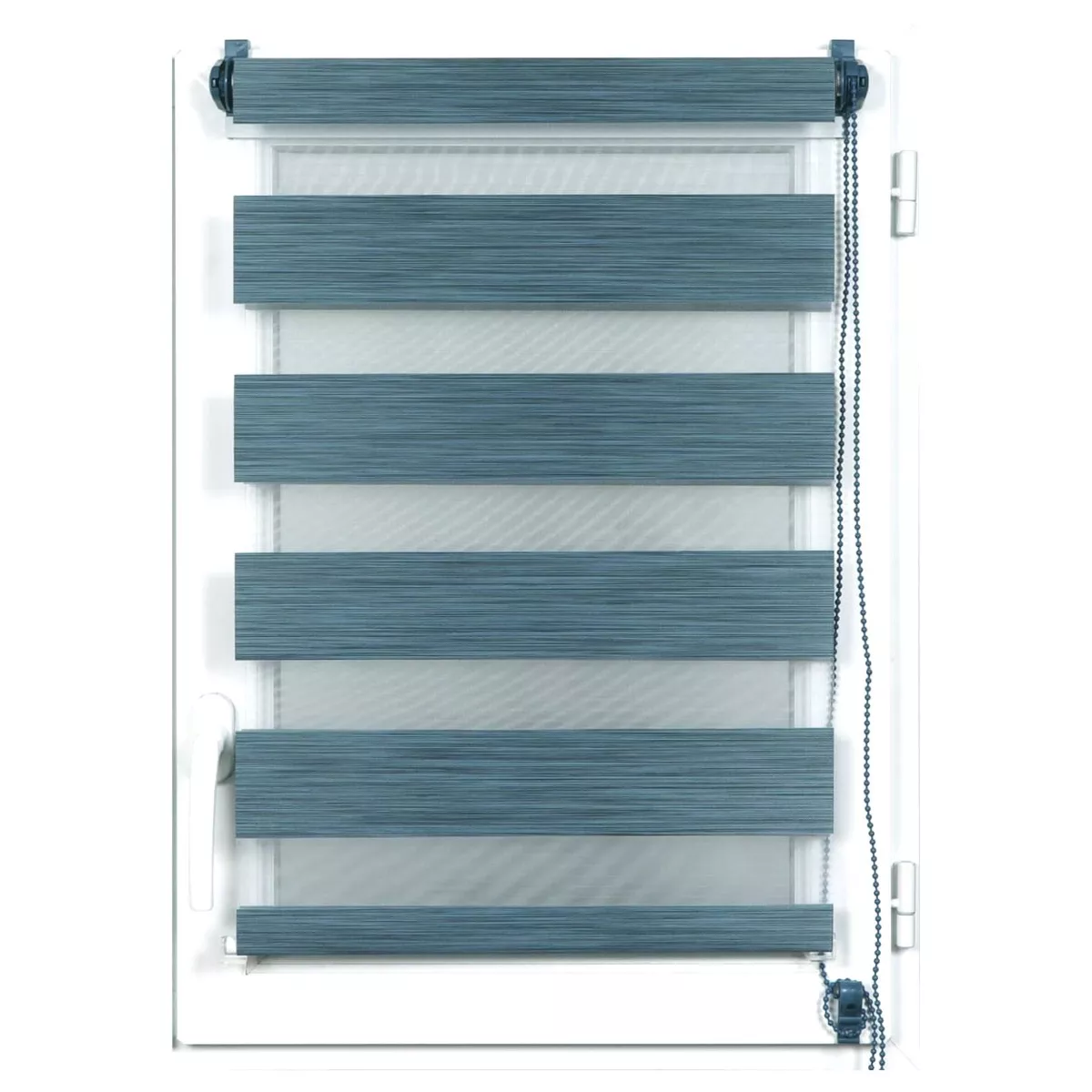 Store enrouleur Jour / Nuit (75 x 180 cm) Bleu