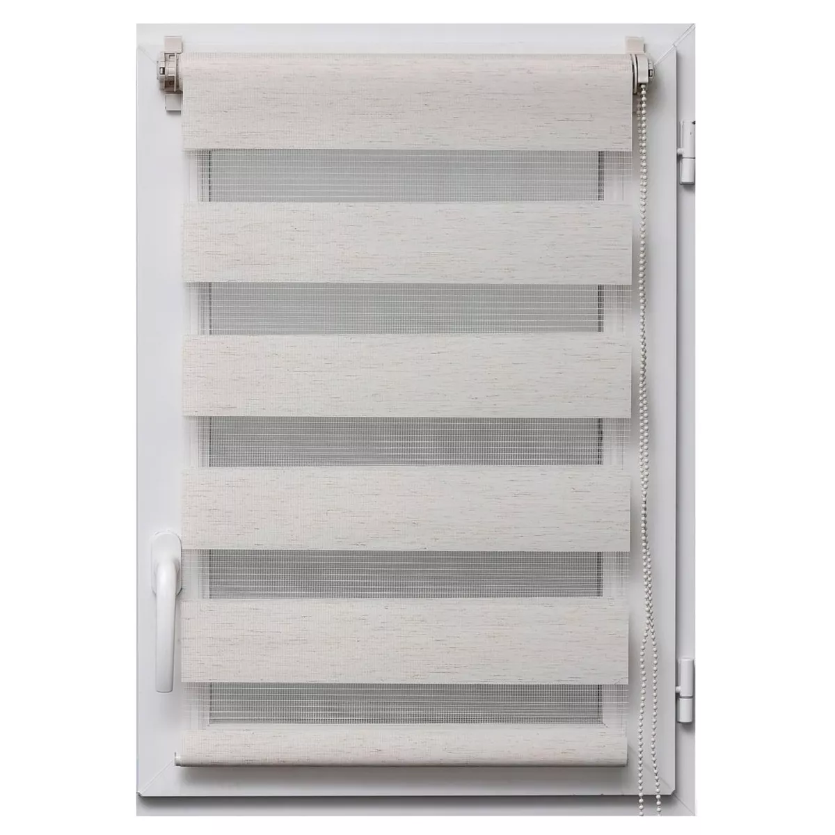 Doppelrollo Tag & Nacht (75 x H250 cm) Beige meliert