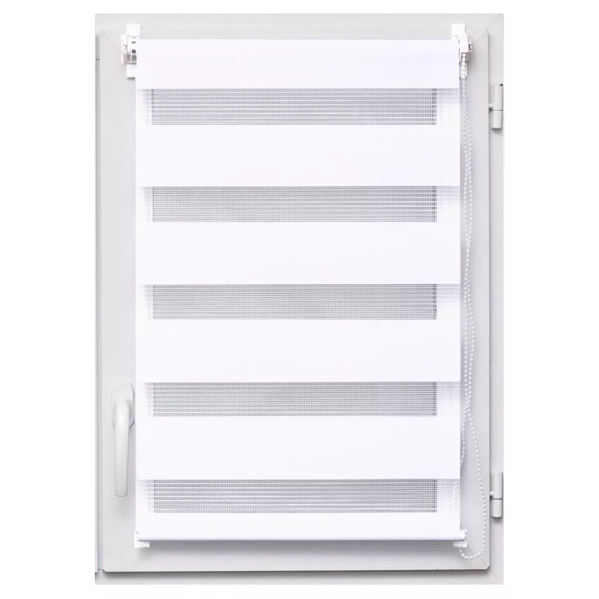 Estor para enrollar (60 x altura 250 cm) Día / Noche Blanco