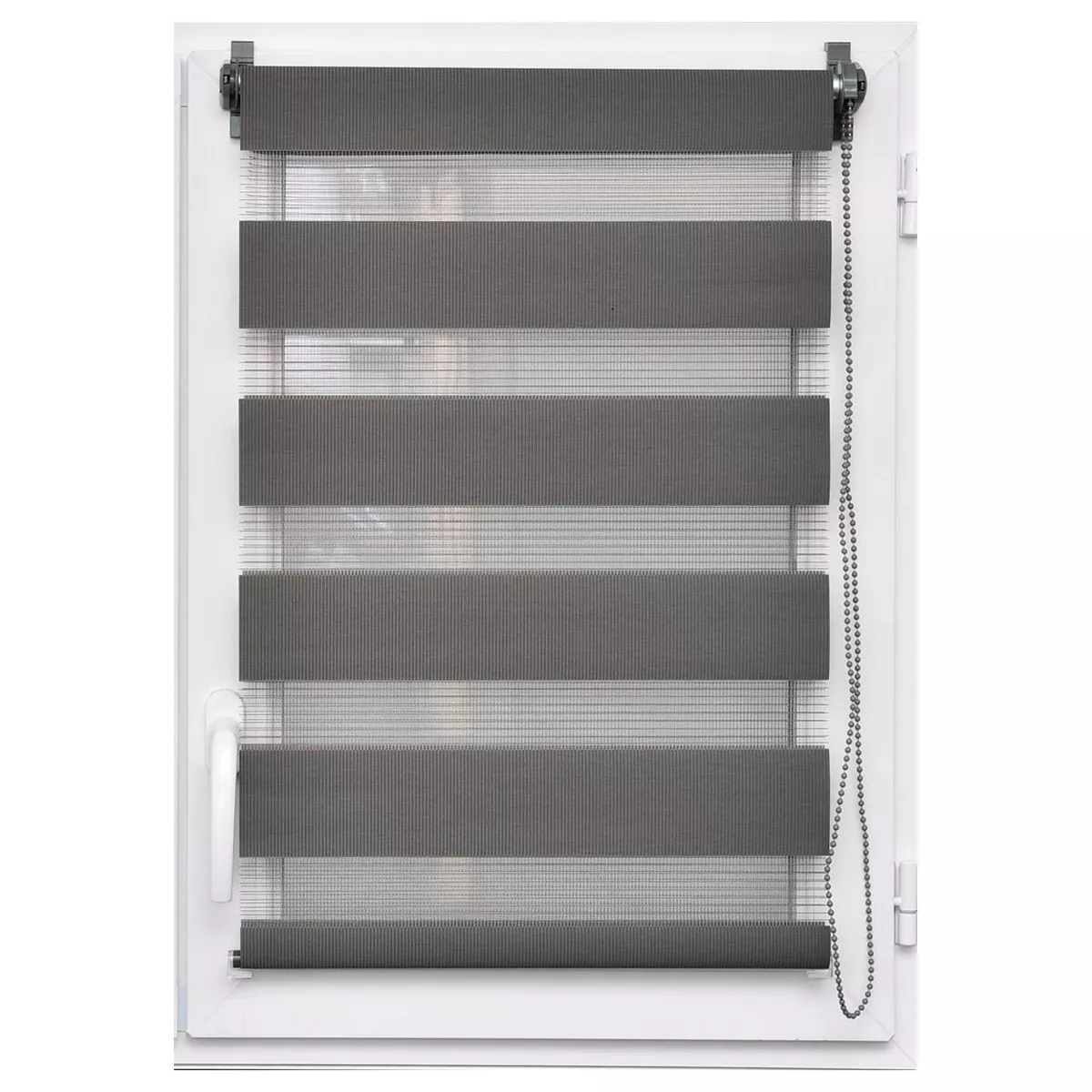 Estor enrollable (60 x 250 cm) Día / Noche Gris antracita