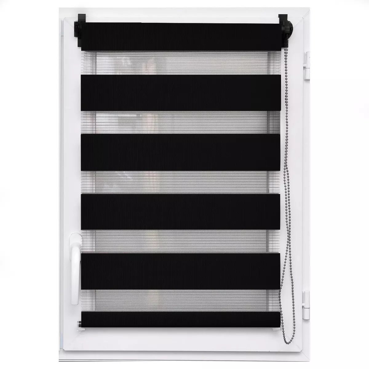 Store enrouleur Jour / Nuit (60 x 180 cm) Noir