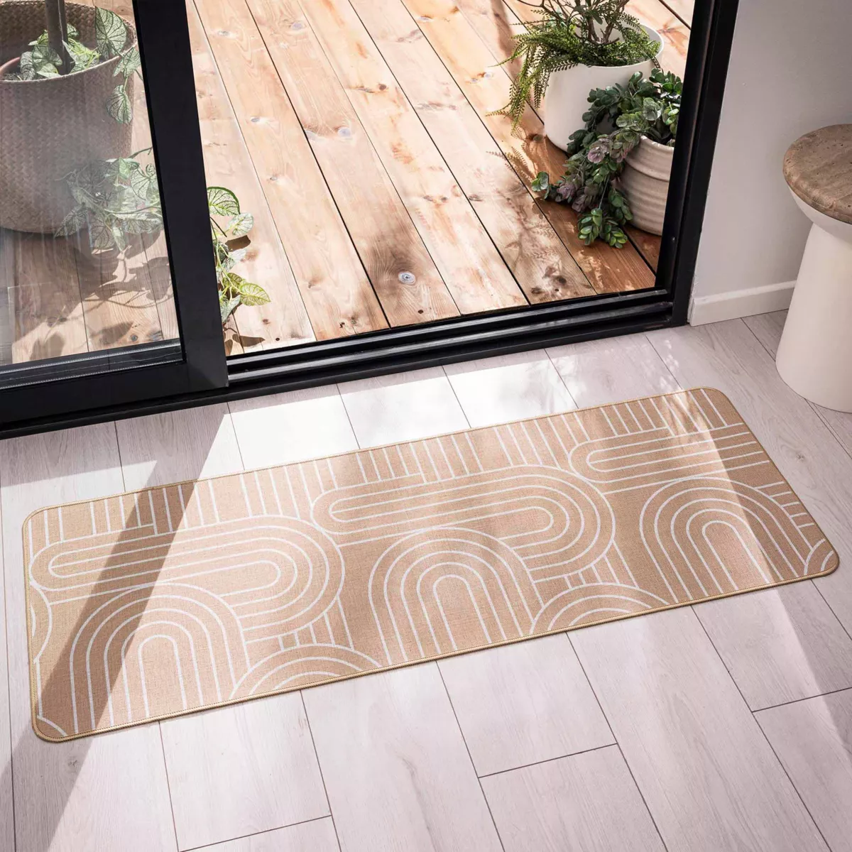 Tapis Rectangle (45 x 120 cm) Modul Blanc, TissŽ ImprimŽ