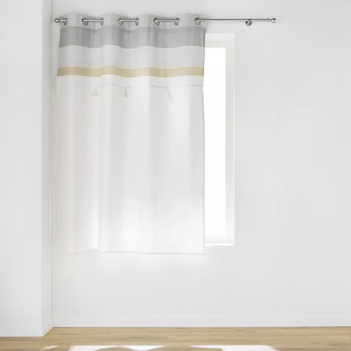 Rideau ˆ Oeillets (140 x 180 cm) Iliade, Coton & Polyester