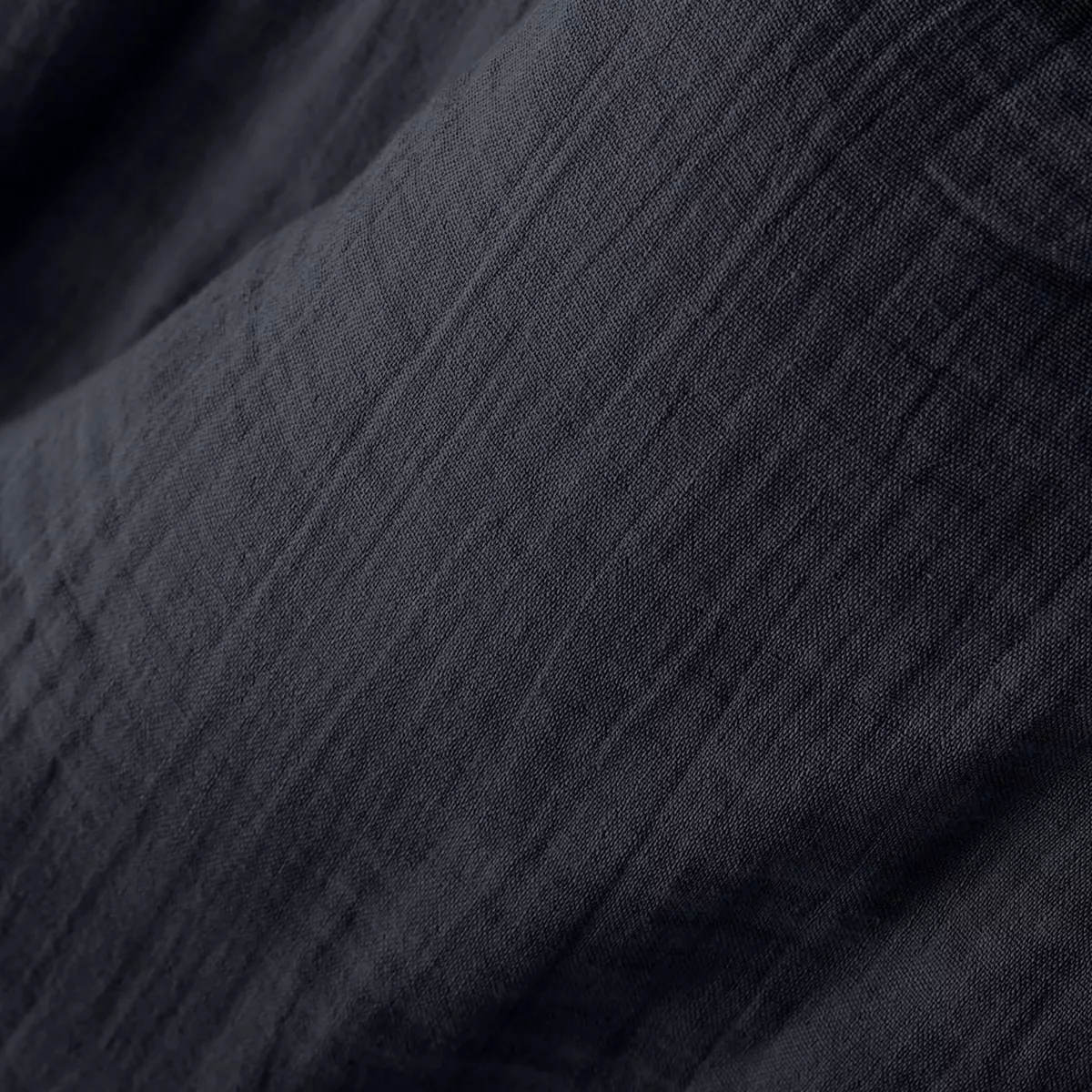 Lenzuolo con angoli garza di cotone (140 cm) Gaïa Blu notte 2