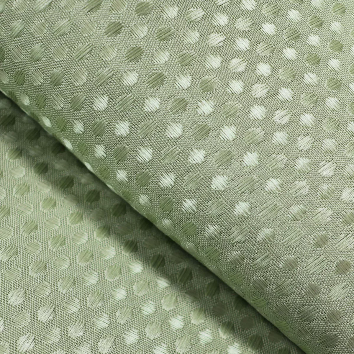 Cortina de ducha con efecto tejido con anillas (180 x 200 cm) Cuarzo Verde Pino