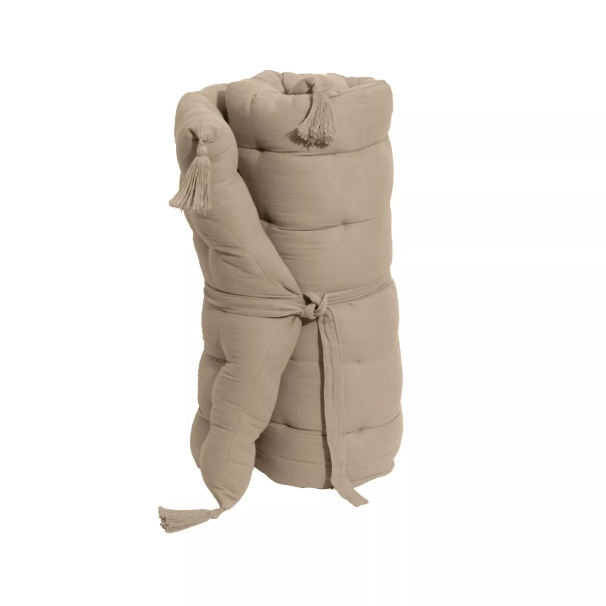 EM - Matelas de sol  60 x 120 cm Gaze de coton unie GAìA Ficelle