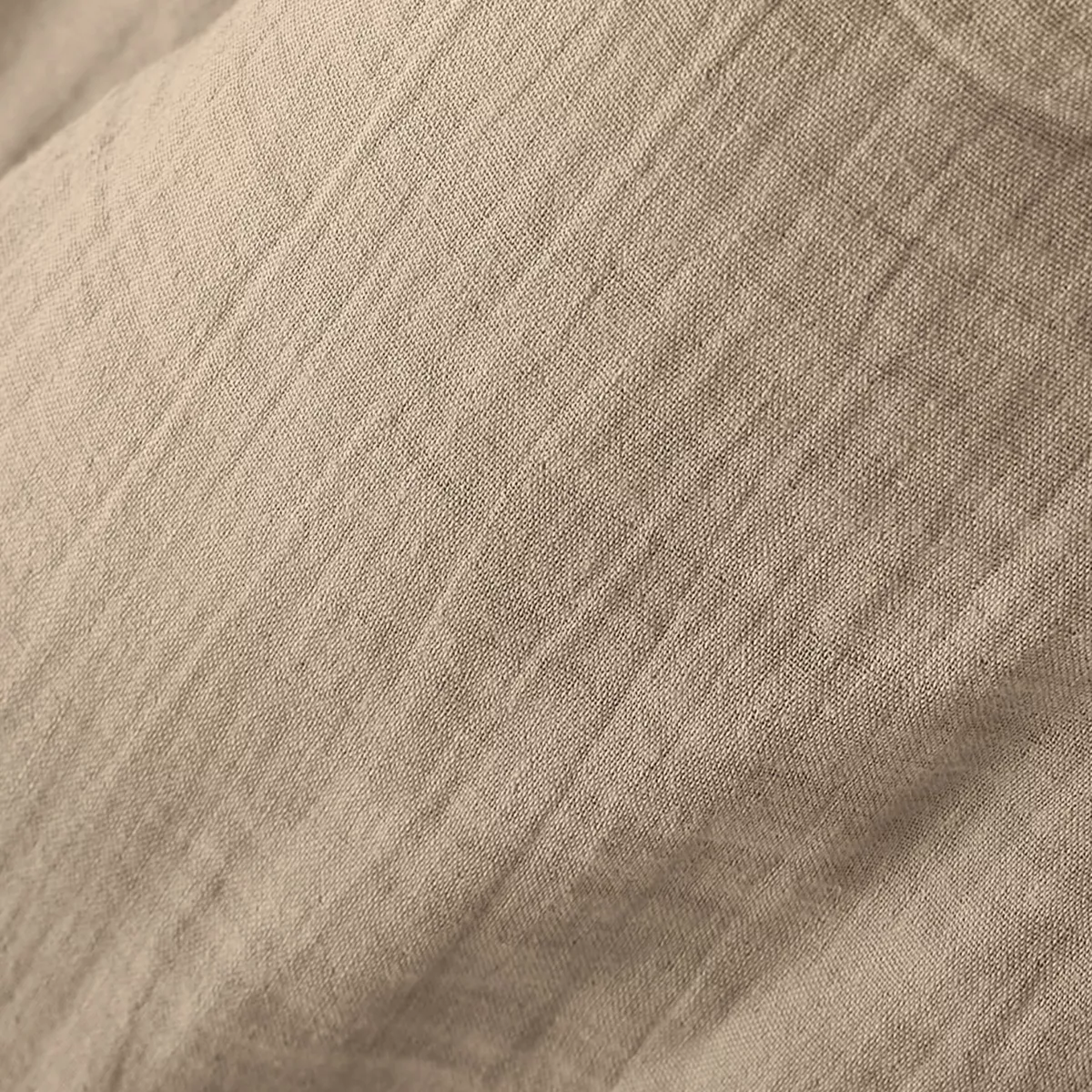 EM - Drap housse 140 x 190 cm Gaze de coton unie GAìA Ficelle