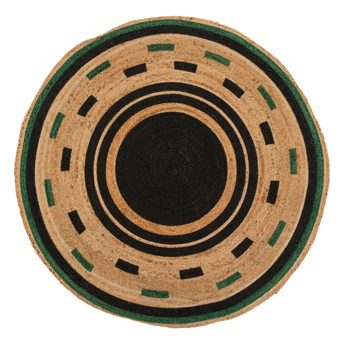 Runder Wohnzimmerteppich Jute (120 cm) Mala Beige