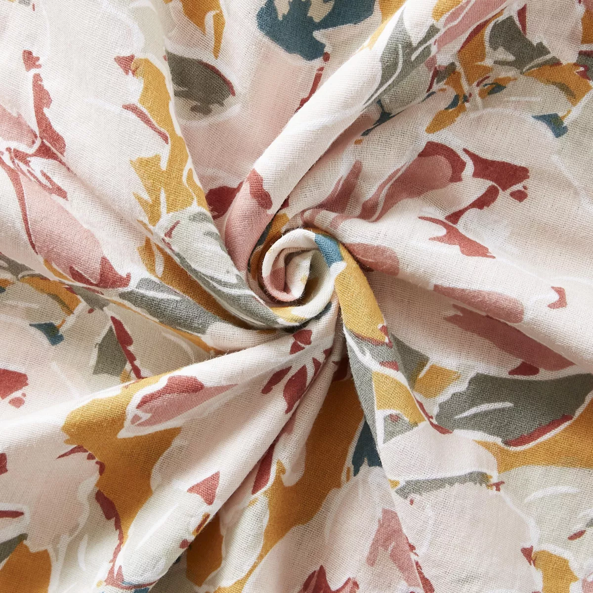 Funda nórdica de gasa de algodón (260 x 240 cm) April Multicolor