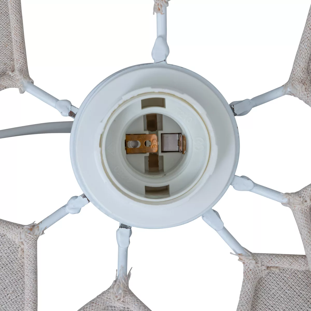 Hanglamp linnen bloemblaadje (100 cm) Naya Beige