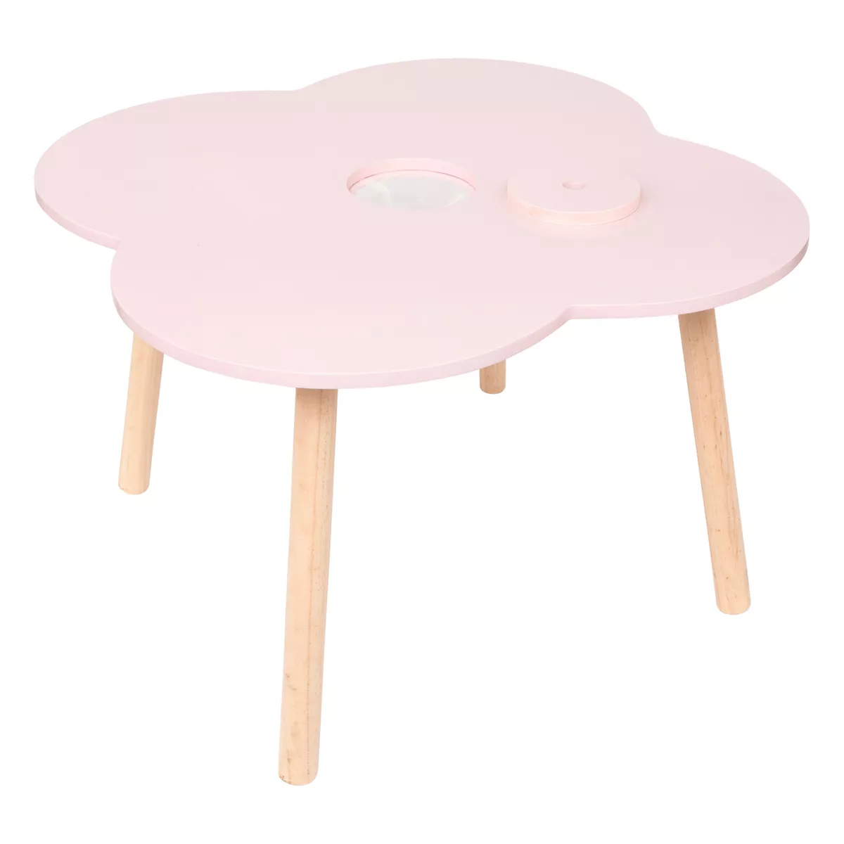 Kindertisch Holz (40 cm) Douceur Fleur Rosa