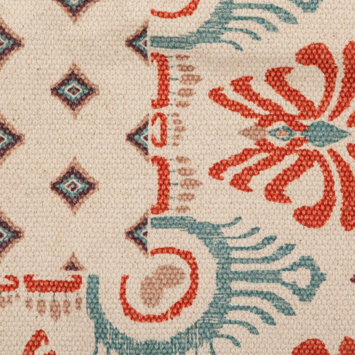 TAPIS COT IMP IKAT 120X170 L. 170 x P. 120 x H. 1 cm