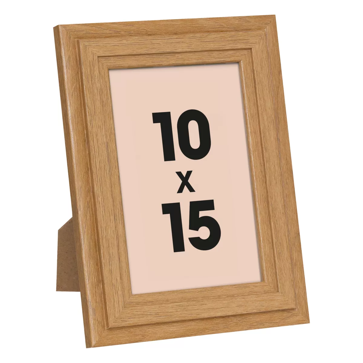 Cornice per foto da parete in legno (10 x 15 cm) Alix Marrone