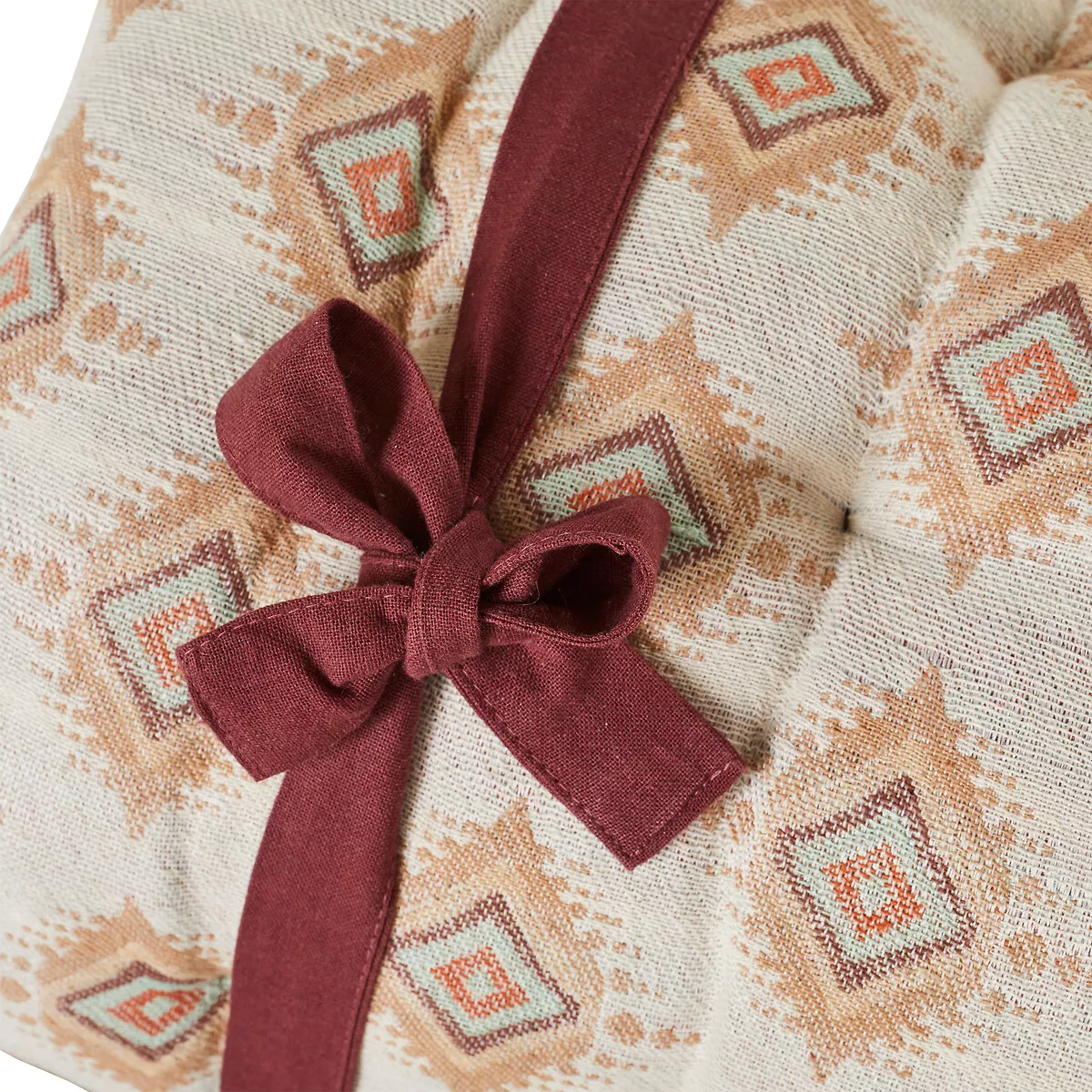 Colchón de suelo de algodón (60 x 120 cm) Ikat Beige