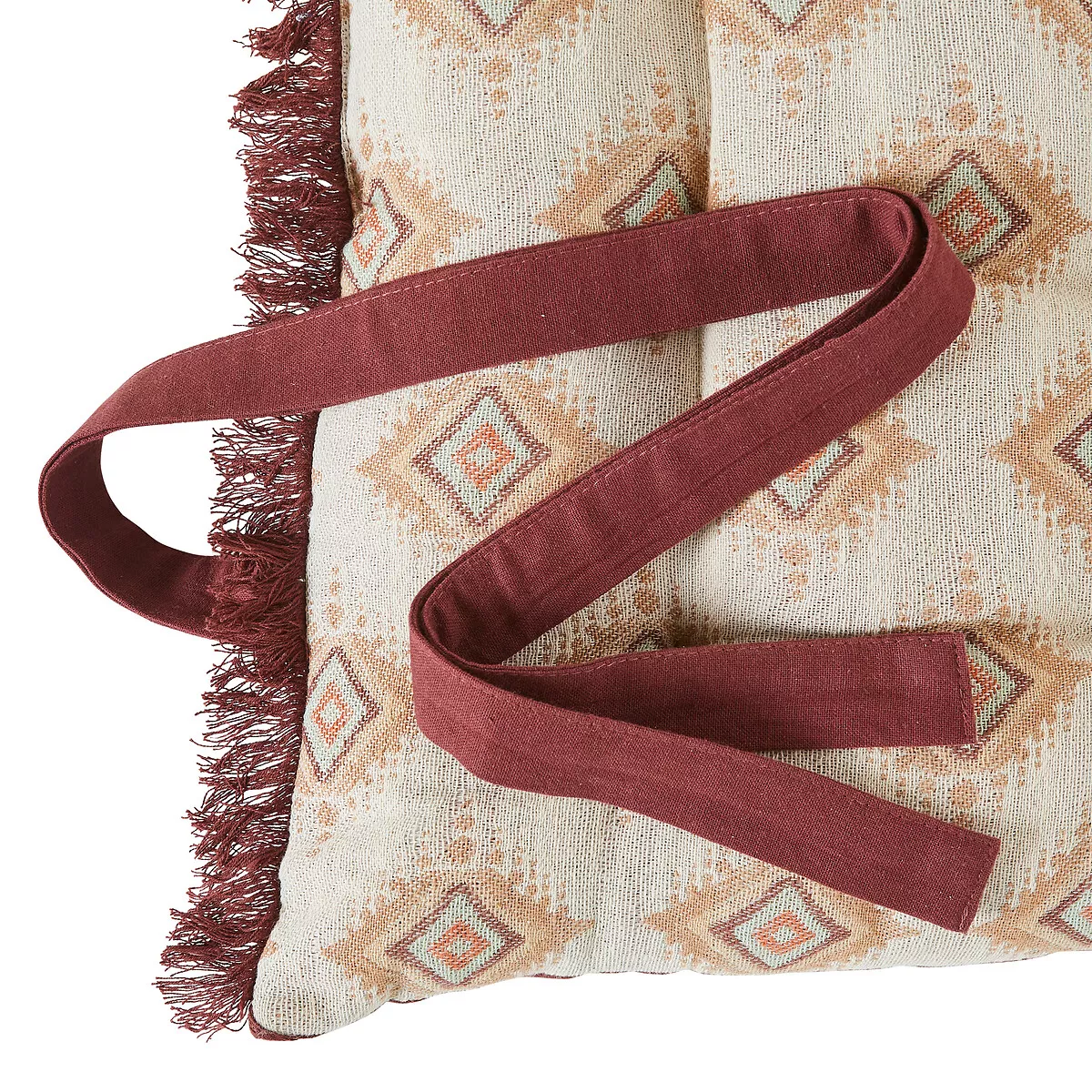 Colchón de suelo de algodón (60 x 120 cm) Ikat Beige