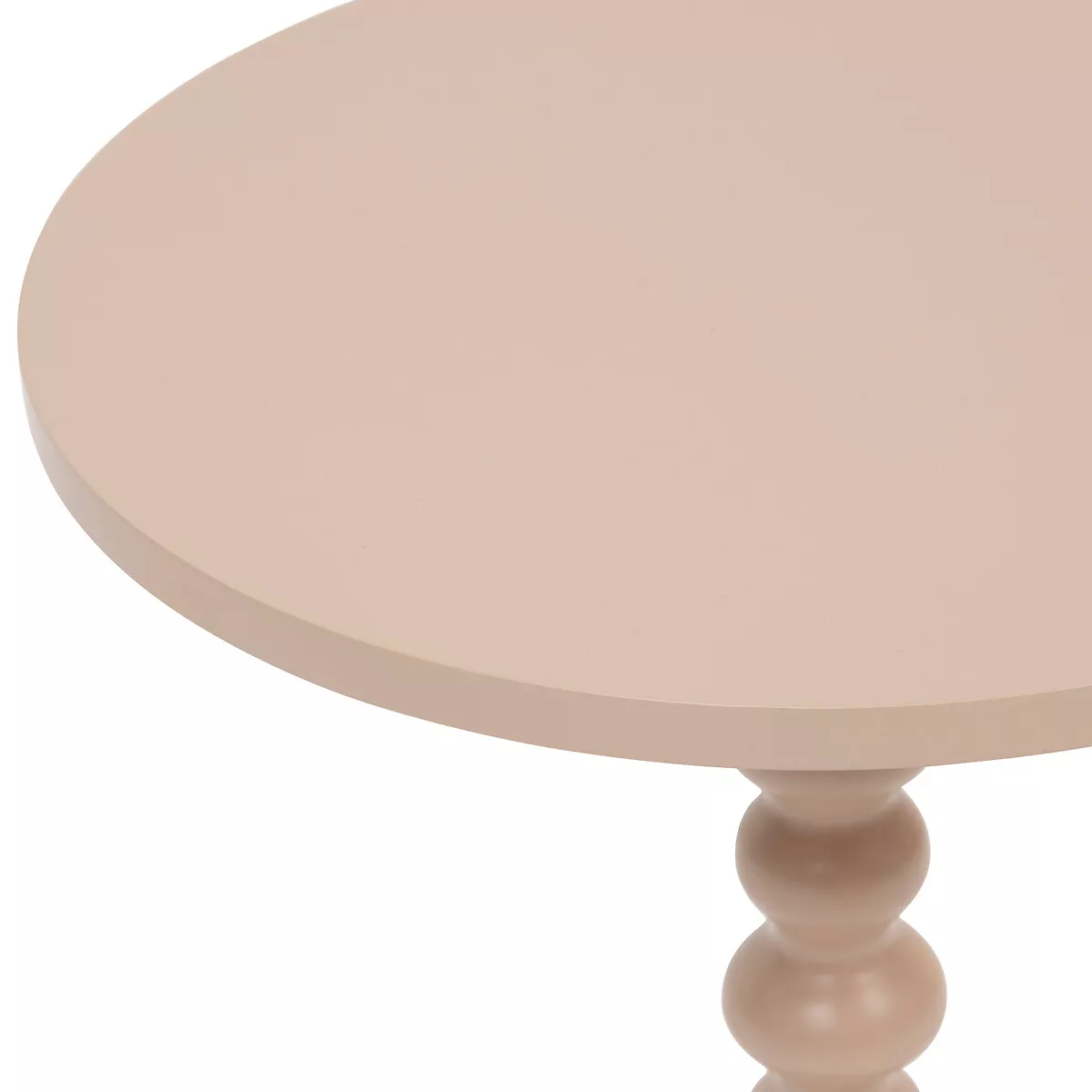 TABLE CAFE ALIX NOISETTE D. 38 x H. 50 cm