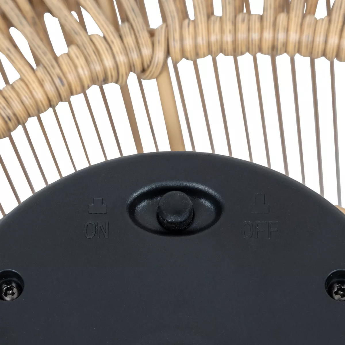 Lampadaire de jardin solaire en corde LED (H78 cm) Loise Beige