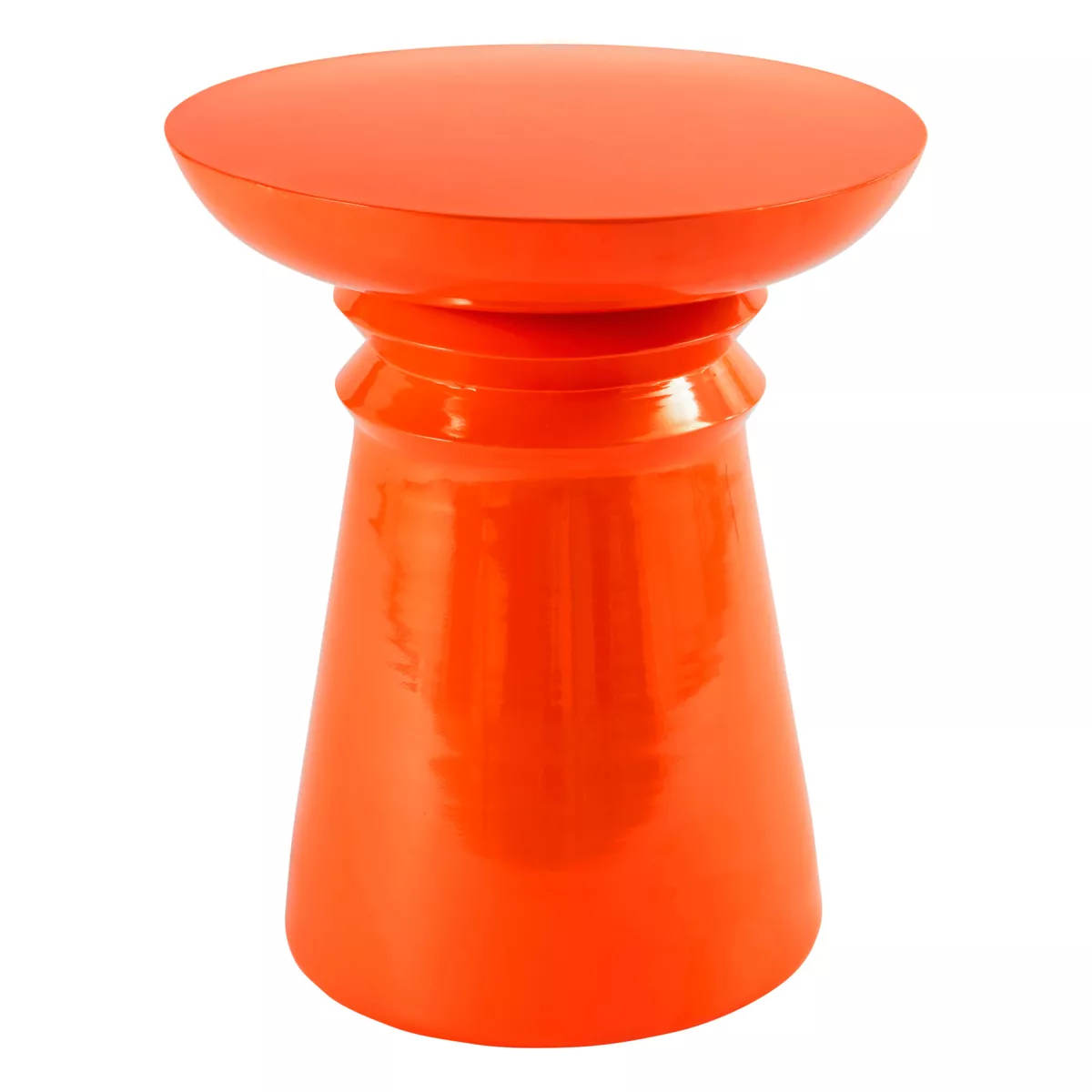 TABLE CAFE TOTEM MET JAYA ORG D. 38 x H. 43 cm