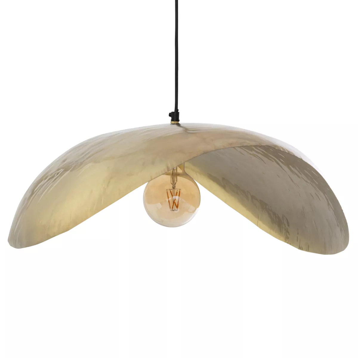 Hanglamp van metaal (D80 cm) Arlo goudkleurig
