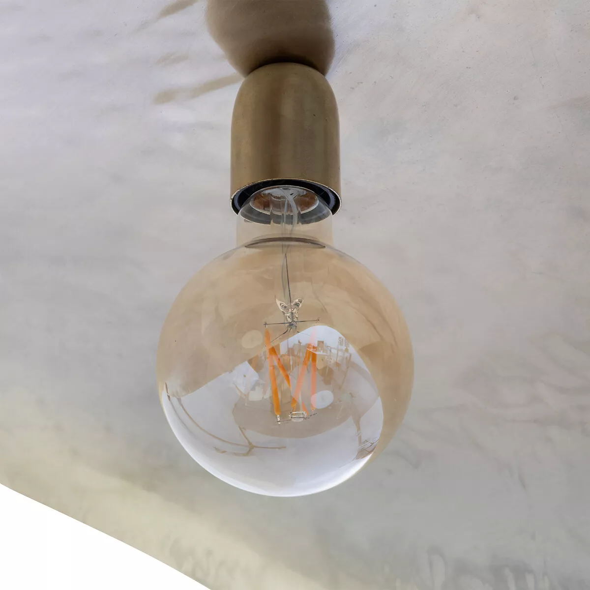 Hanglamp van metaal (D80 cm) Arlo goudkleurig