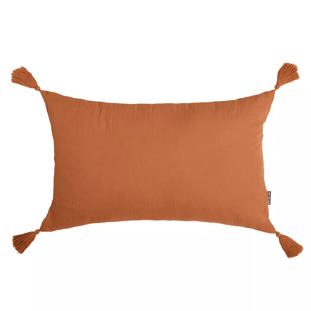 Cojín rectangular de gasa de algodón (40 x 60 cm) Gaïa Albaricoque