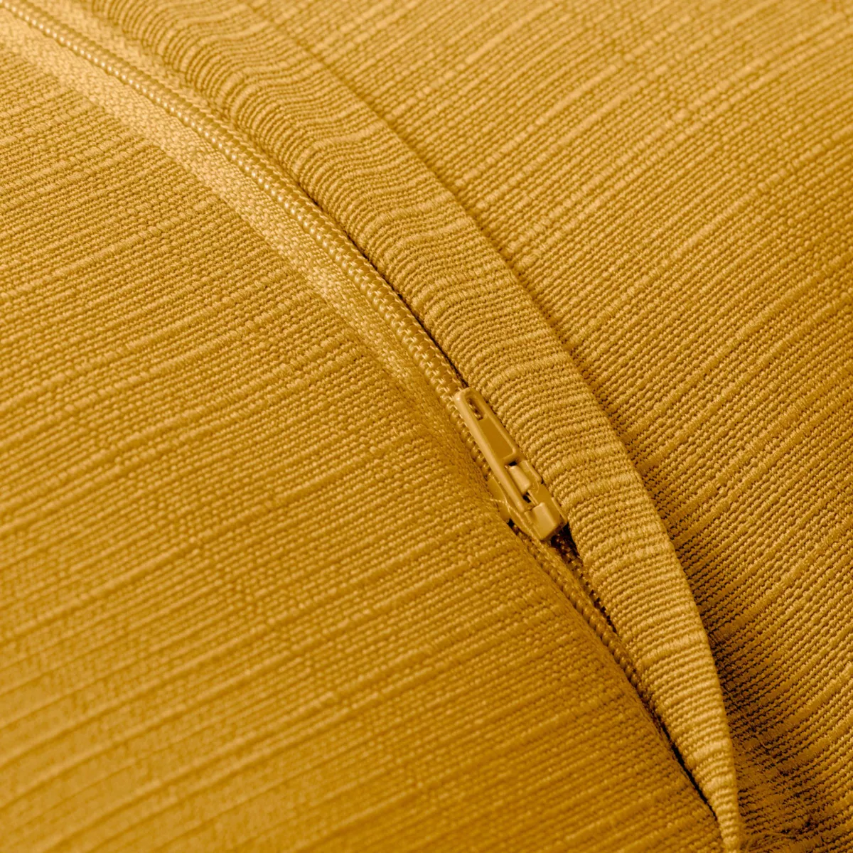 EM - Coussin dŽhoussable 40 x 60 cm Polyester uni SUNSET Moutarde