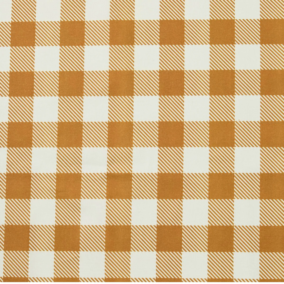 EM - Nappe en coton enduit 150 x 350 cm VICHY moutarde