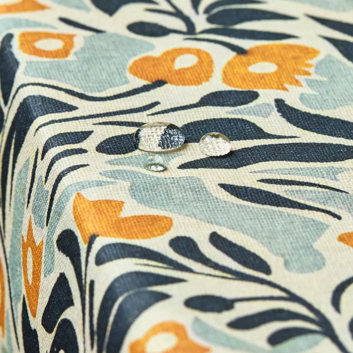 Rechthoekig gecoat katoenen tafelkleed (150 x 250 cm) Mafalda Meerkleurig