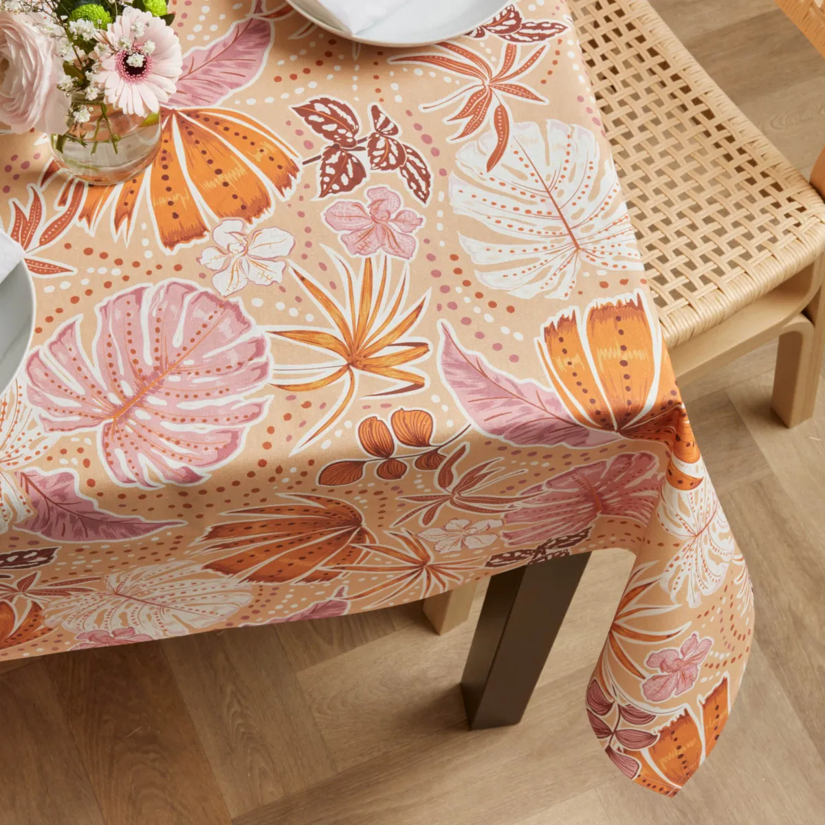 EM - Nappe en coton enduit 150 x 350 cm TENERIFE