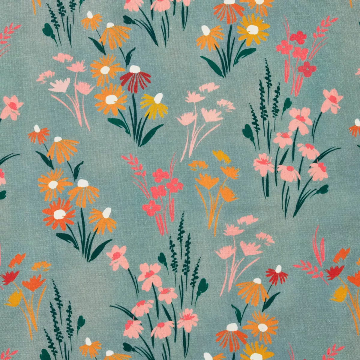 EM - Nappe en coton enduit 150 x 250 cm JULIETTE eucalyptus