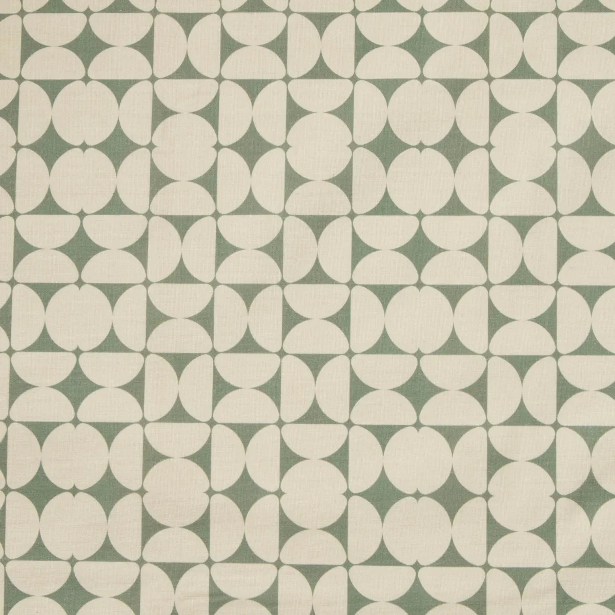 Rechthoekig gecoat katoenen tafelkleed (150 x 250 cm) Sofia Groen