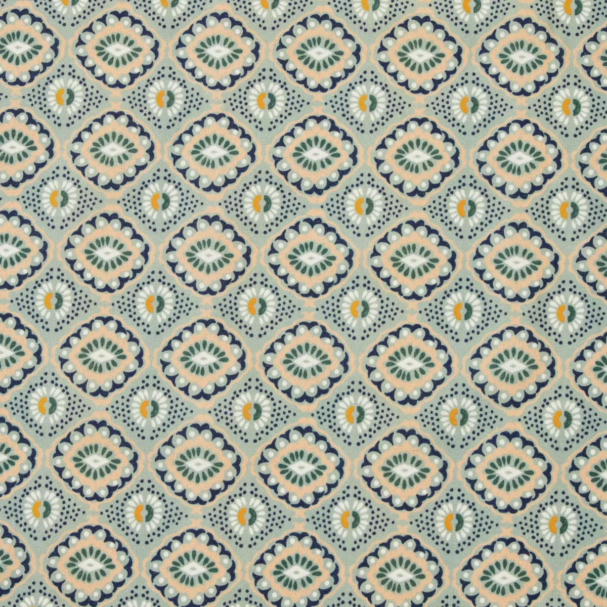 Rechthoekig gecoat katoenen tafelkleed (150 x 350 cm) Palermo Groen