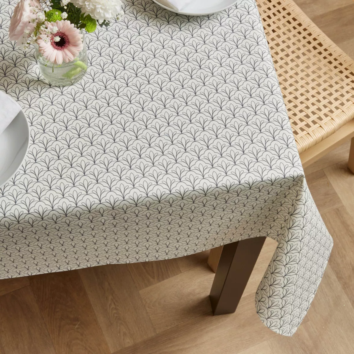 EM - Nappe en coton enduit 150 x 250 cm CLARA