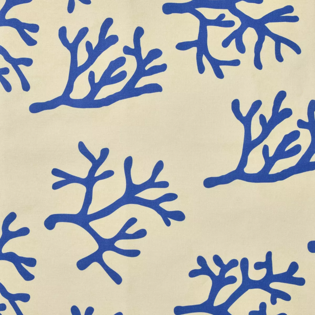 Rechthoekig gecoat katoenen tafelkleed (150 x 350 cm) Moorea Blauw